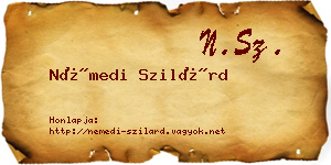Némedi Szilárd névjegykártya